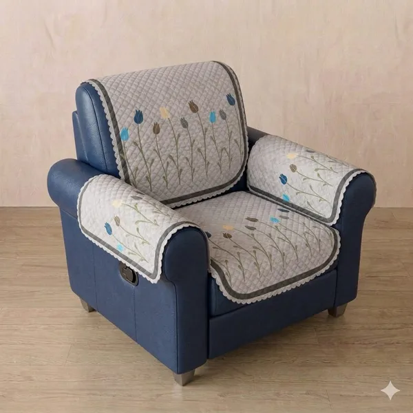 PRINTED_DAISY_GREY-1SEATER_4PC