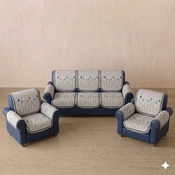 PRINTED_DAISY_GREY-5SEATER3+1+1-16PC