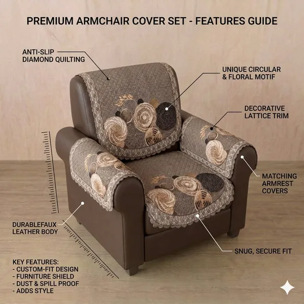PRINTED_JASMINE_BROWN-1SEATER_4PC