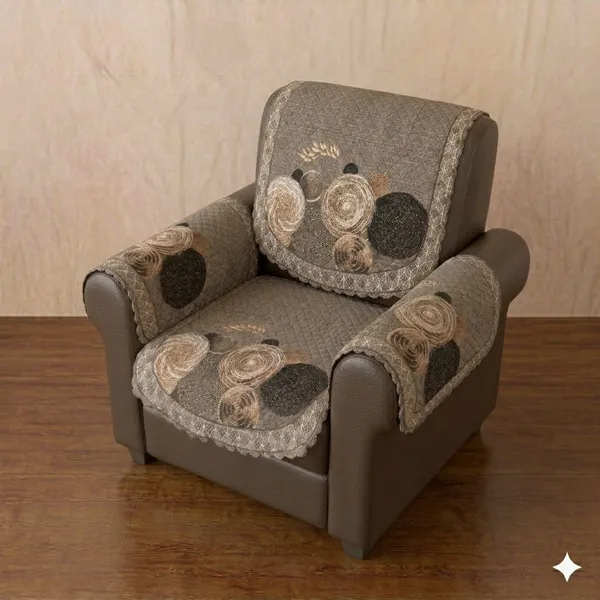 PRINTED_JASMINE_BROWN-1SEATER_4PC