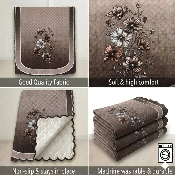 PRINTED_JUHI_BROWN-1SEATER_4PC