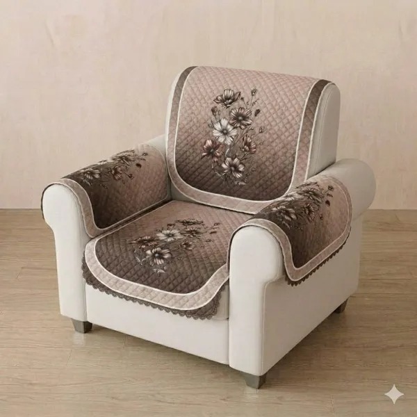 PRINTED_JUHI_BROWN-1SEATER_4PC