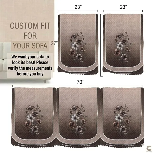 PRINTED_JUHI_BROWN-1SEATER_4PC