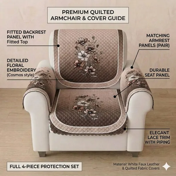 PRINTED_JUHI_BROWN-1SEATER_4PC