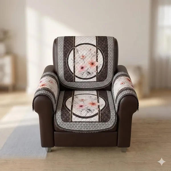 PRINTED_LAVENDER_BROWN-1SEATER_4PC