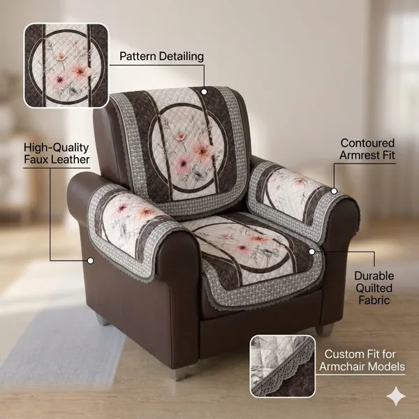 PRINTED_LAVENDER_BROWN-1SEATER_4PC
