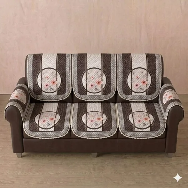 PRINTED_LAVENDER_BROWN-7SEATER3+2+2-20PC
