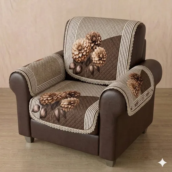 PRINTED_LILY_BROWN-1SEATER_4PC