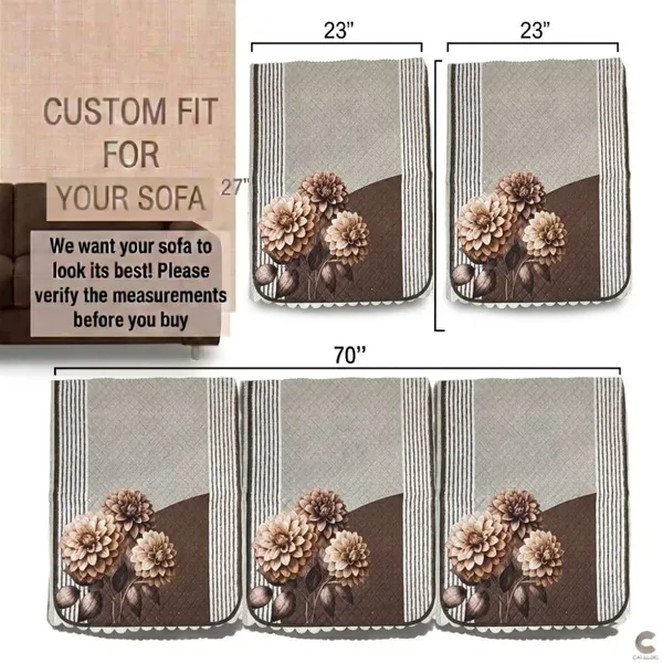 PRINTED_LILY_BROWN-1SEATER_4PC