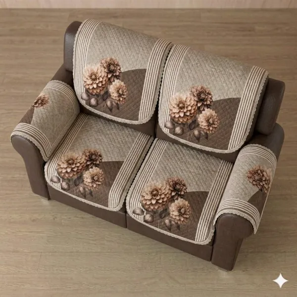 PRINTED_LILY_BROWN-2SEATER_6PC