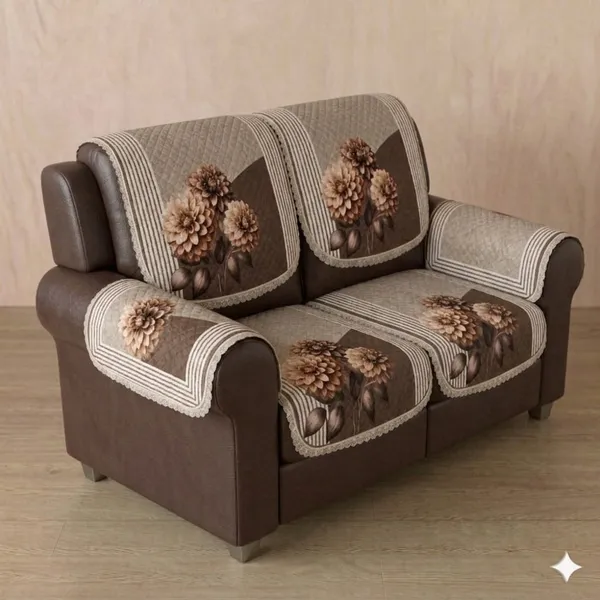 PRINTED_LILY_BROWN-2SEATER_6PC