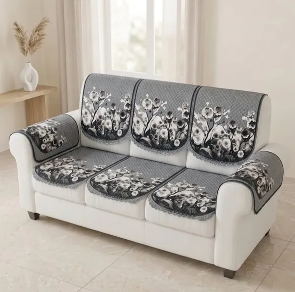PRINTED_MAGNOLIA_GREY-5SEATER3+1+1-16PC