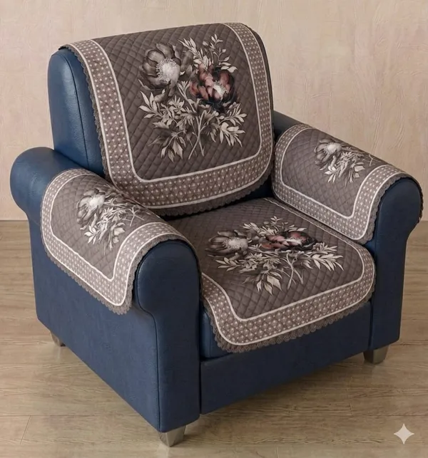 PRINTED_ORCHID_BROWN-1SEATER_4PC