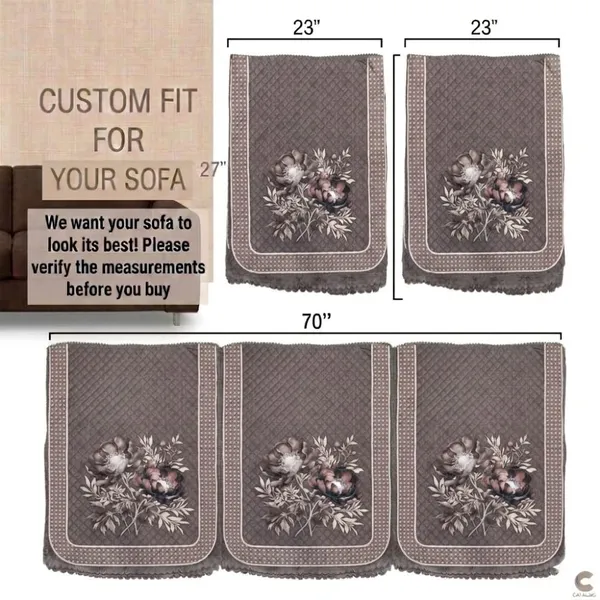 PRINTED_ORCHID_BROWN-5SEATER3+1+1-16PC
