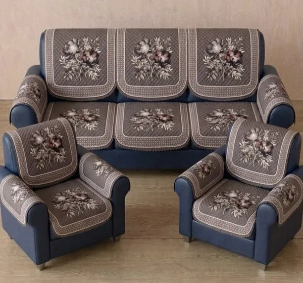 PRINTED_ORCHID_BROWN-5SEATER3+1+1-16PC