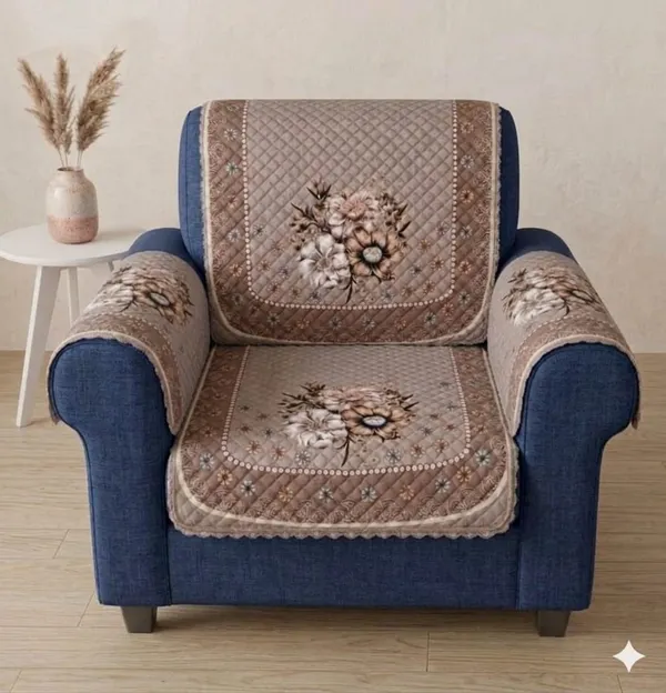 PRINTED_PANSY_BROWN-1SEATER_4PC