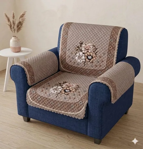 PRINTED_PANSY_BROWN-1SEATER_4PC