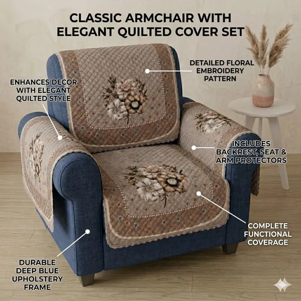 PRINTED_PANSY_BROWN-1SEATER_4PC