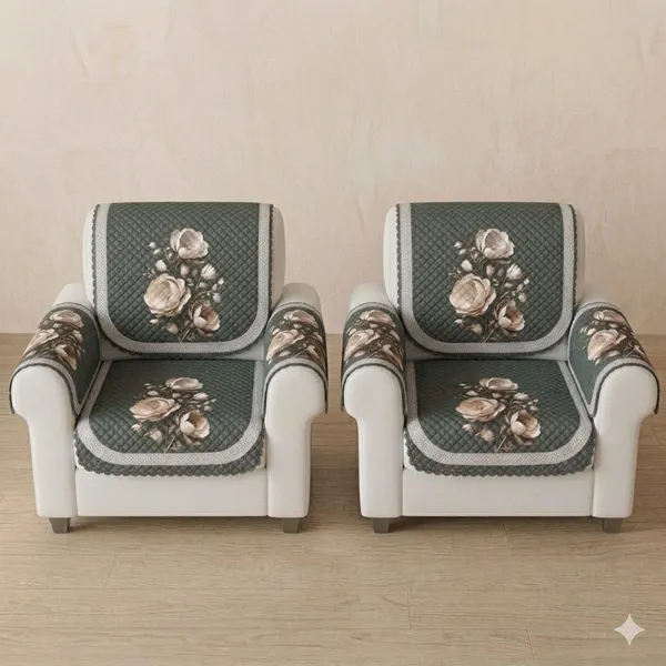 PRINTED_PETUNIA_GREEN-5SEATER3+1+1-16PC
