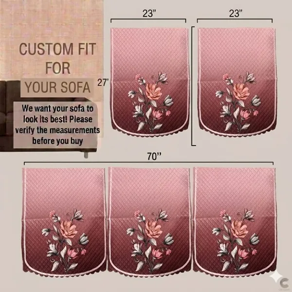 PRINTED_SUNFLOWER_PINK-2SEATER_6PC