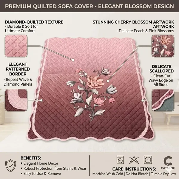 PRINTED_SUNFLOWER_PINK-5SEATER3+1+1-16PC