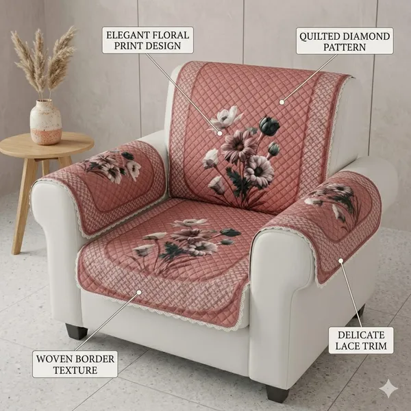 PRINTED_ZINNIA_PINK-1SEATER_4PC