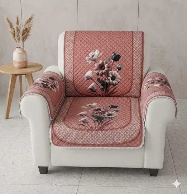 PRINTED_ZINNIA_PINK-1SEATER_4PC