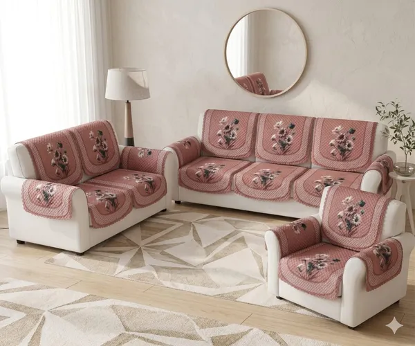 PRINTED_ZINNIA_PINK-7SEATER3+2+2-20PC