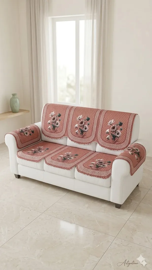 PRINTED_ZINNIA_PINK-7SEATER3+2+2-20PC