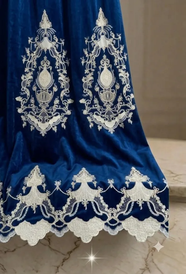 Blue_Velvet_Embroidered_Unstitched_Fabric_For_Women