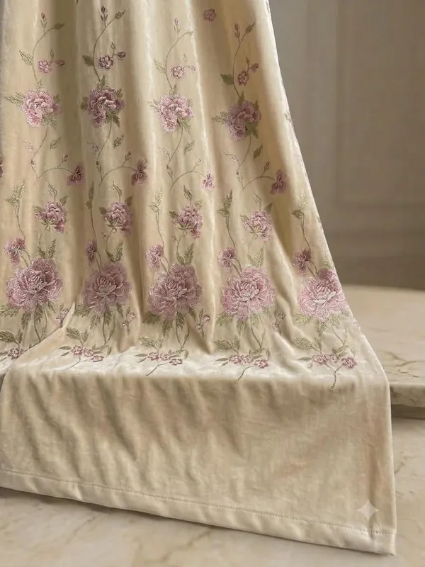 Fabric_Floral_Embroidered_Eyelet_Curtain