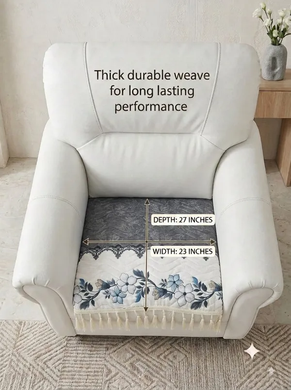 Quilted_Floral_Print_Single_Sofa_Seat_Cover