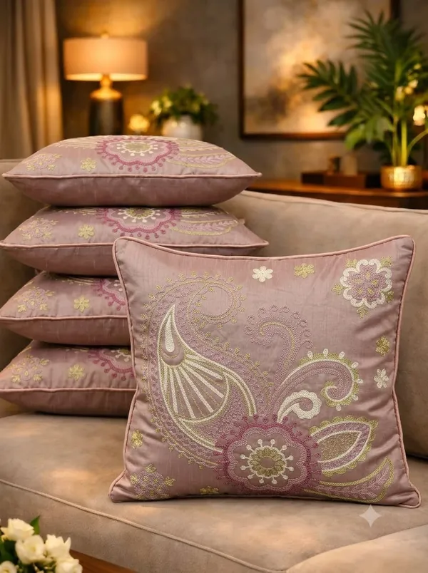 Pink_Fabric_Traditional_Paisley_Embroidered_Cushion_Cover
