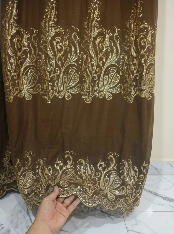 Brown_Fabric_Embroidered_Floral_Eyelet_Curtain