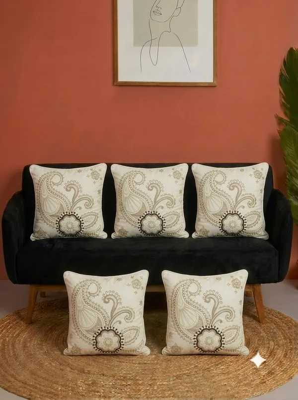 Paisley_Print_Square_Decorative_Cushion_Set
