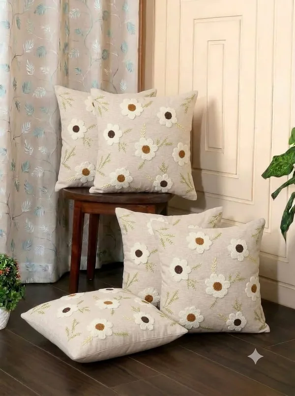 Linen_Floral_Embroidered_Cushion_Covers_Set_Of_5