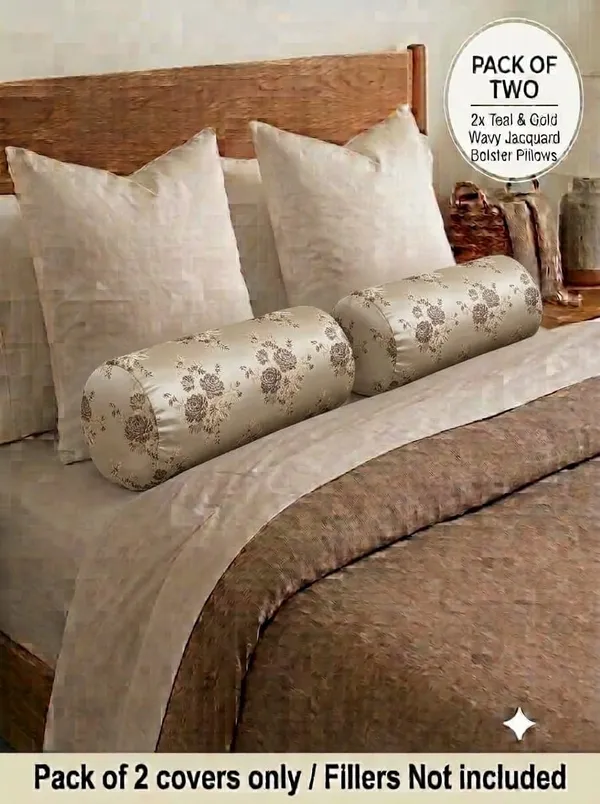 Brown_Poly_Cotton_Bolster_Cover_For_Home_Decor