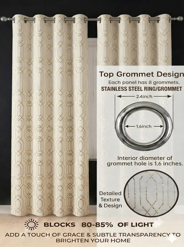 Robust_foil_print_cream_9feet2pcs