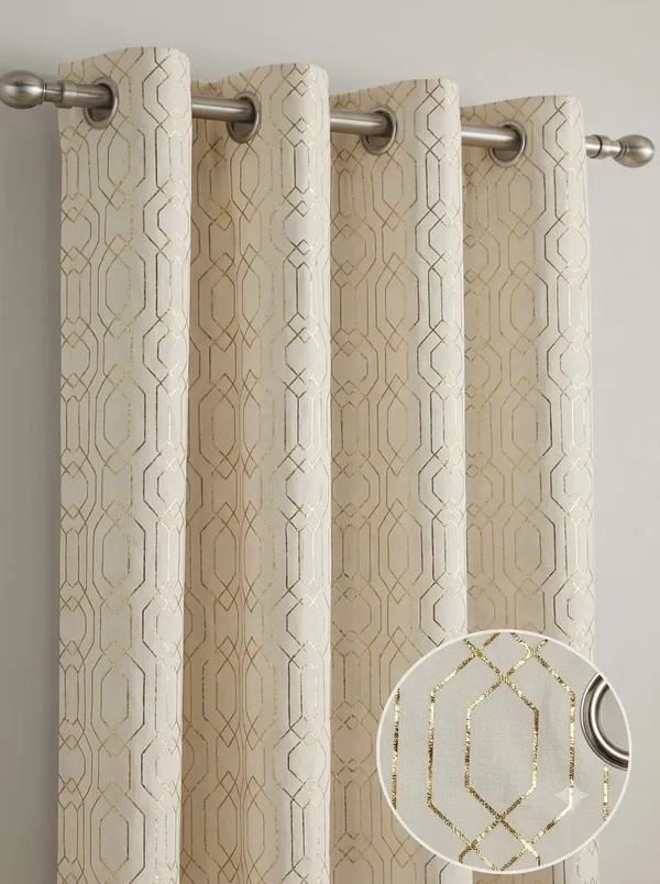 Robust_foil_print_cream_9feet2pcs