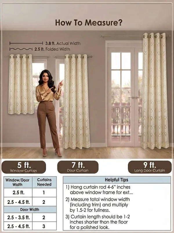 Robust_foil_print_cream_9feet2pcs