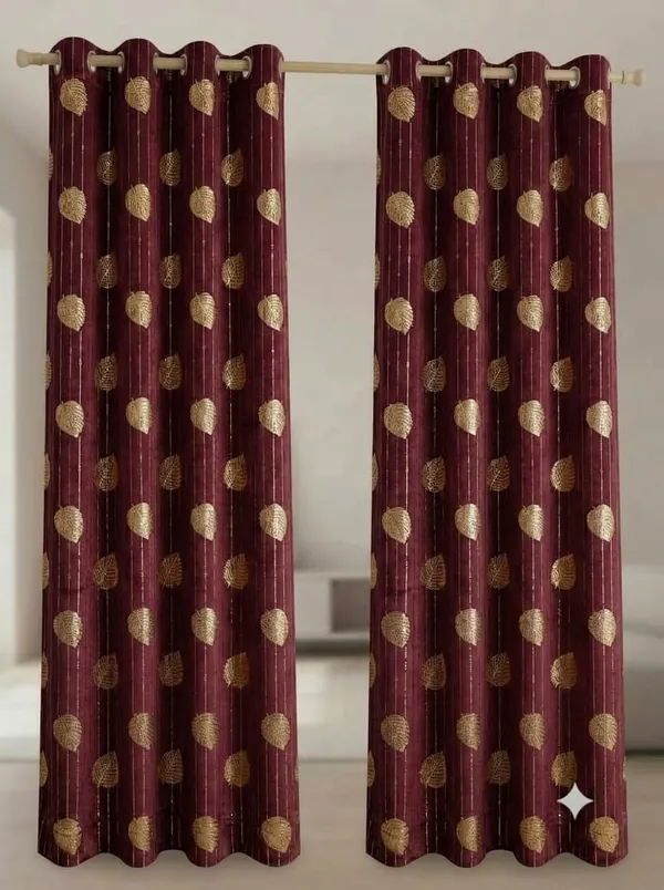 Leaf_Stripes_maroon_5Ft2pcs