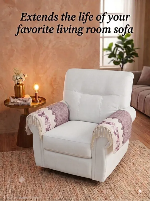 Quilted_Floral_Print_Single_Seater_Sofa_Seat_Cover