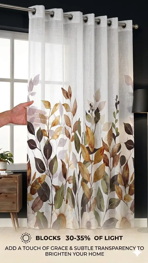 Sheer_Botanical_Leaf_Print_Eyelet_Window_Curtain