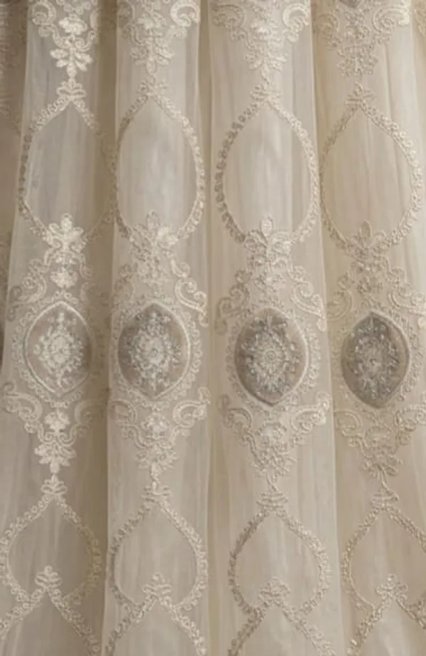 Net_Embroidered_Ornamental_Pattern_Sheer_Curtain_Panel