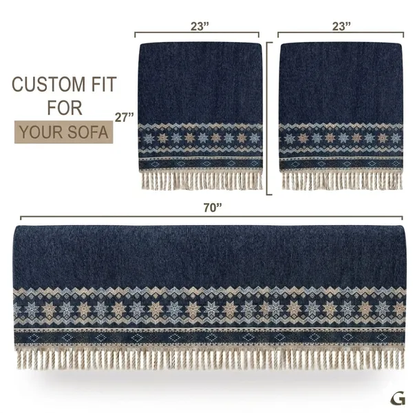 STAR_LACE_BLUE-1SEATER-4PC