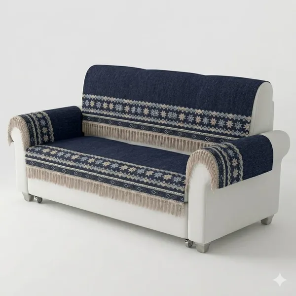 STAR_LACE_BLUE-3SEATER-8PC