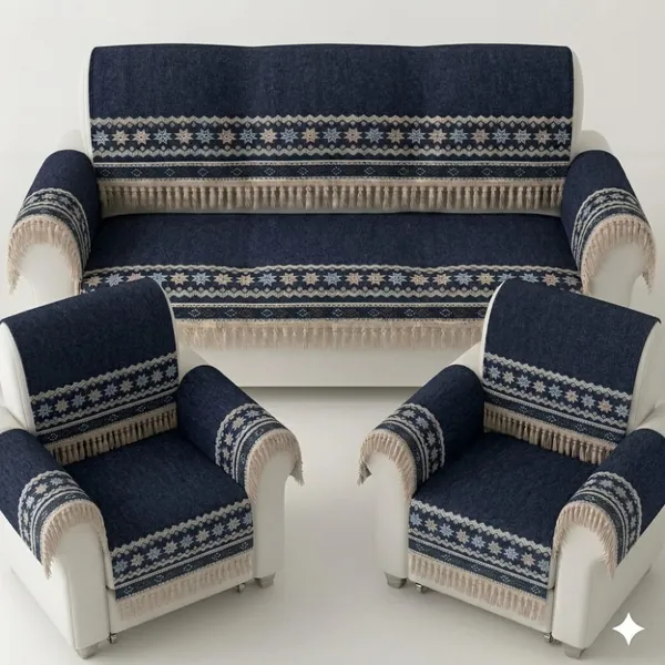 STAR_LACE_BLUE-5SEATER3+1+1-16PC