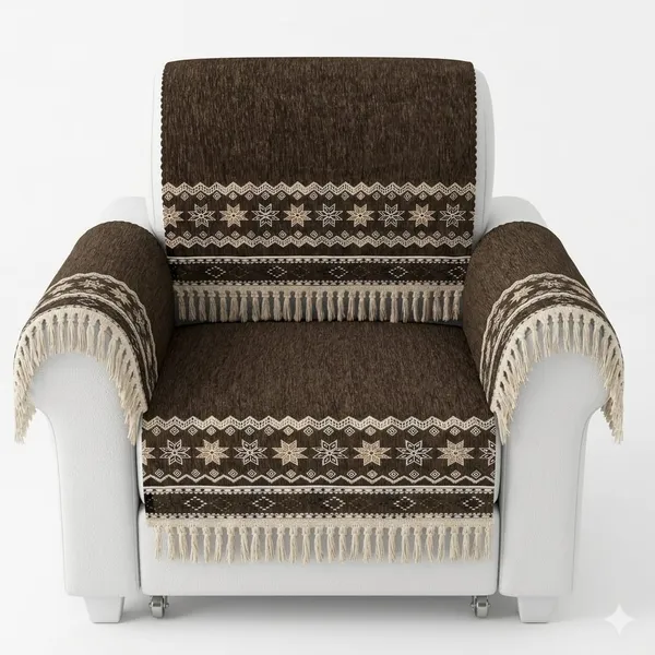 STAR_LACE_BROWN-5SEATER3+1+1-16PC