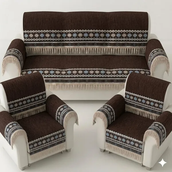 STAR_LACE_COFFEE-5SEATER3+1+1-16PC