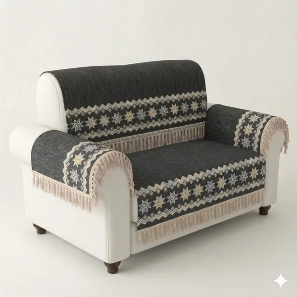STAR_LACE_GREY-2SEATER-6PC